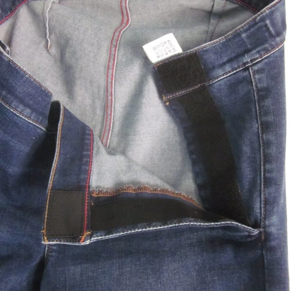 Tommy Hilfiger Adaptive (Wheelchair) Jeans Size 12 Straight Leg Velcr0 Fasteners